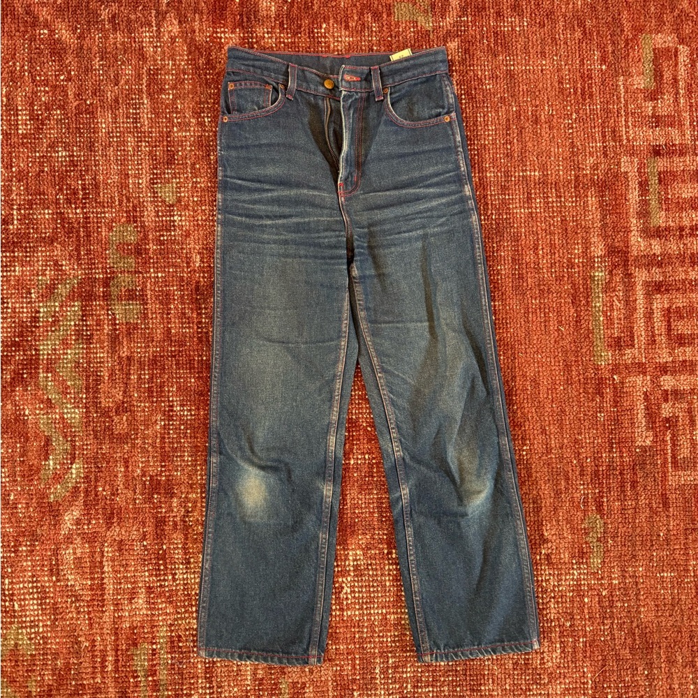 B Side indigo blue jeans